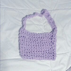 Lavender Daydream Handmade Shoulder Bag (Mini Book Bag) 🪻